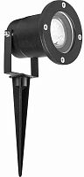 Светильник тротуарный (грунтовый) Feron ДТУ-7ВТ 4000К с лампой GU10 IP65 Черный картинка 